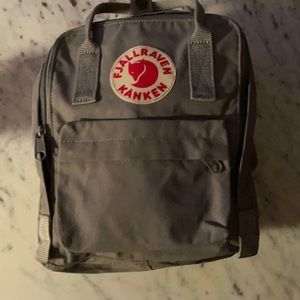 Fjallraven Kanken Mini Backpack in Fog